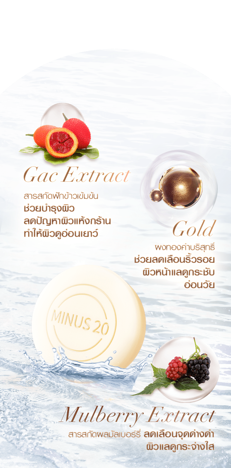 สารสกัดในสบู่